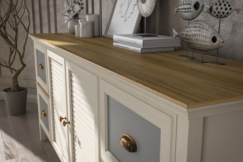 VALENA KONSOL ÇOK AMAÇLI DOLAP, 2 KAPAKLI 4 ÇEKMECELİ