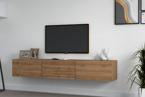 KOBER TV ÜNİTESİ, CEVİZ, 180 CM