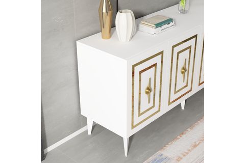 VİOLA KONSOL, BEYAZ ALTIN