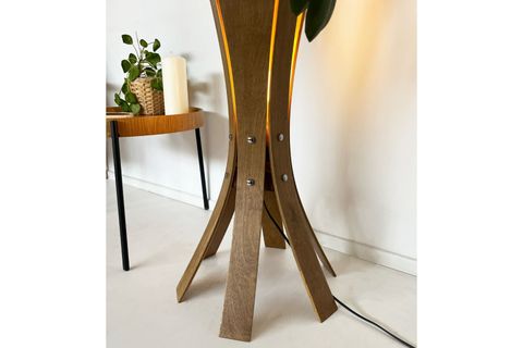 HEDRA İSKANDİNAV TARZI AHŞAP LAMBADER, MEŞE