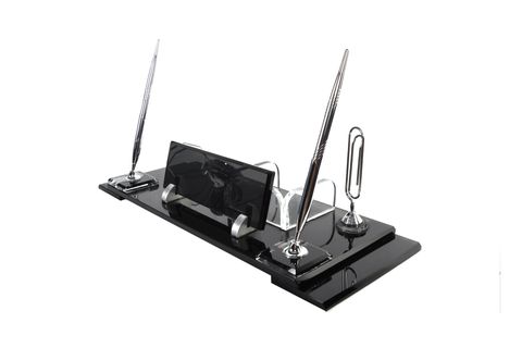 KRİSTAL ORGANİZER MASA İSİMLİK, GÜMÜŞ