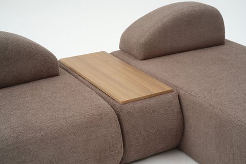 LİVA KÖŞE KOLTUK, XL SEHPALI, GRİ