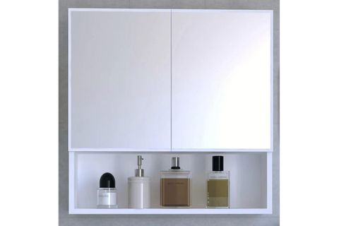 PARİS AYNALI BANYO DOLABI, BEYAZ