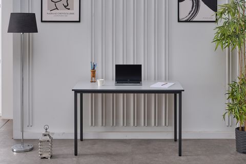 ARPELİA ÇALIŞMA MASASI, GRİ, 125 CM