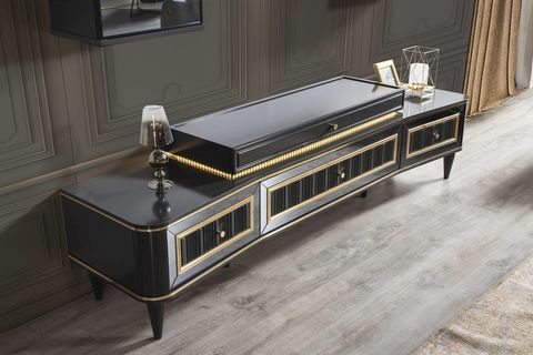 LUXURY YEMEK ODASI TAKIMI, SİYAH