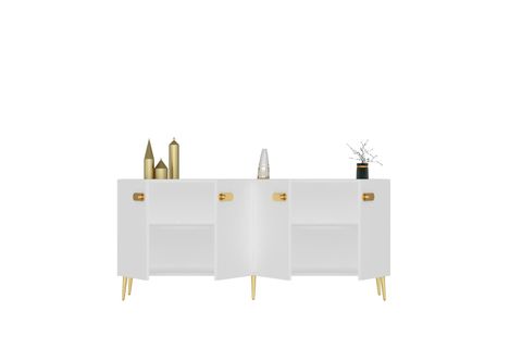 RİVA KONSOL, BEYAZ, 4 KAPAKLI