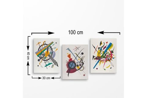 3 PARÇA MDF TABLO MDF7436502113178