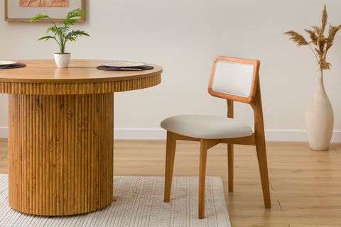 OSLO SANDALYE, KREM, NATURAL AYAK