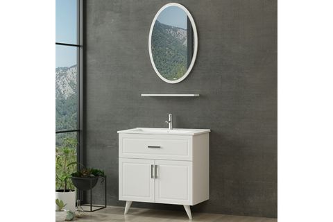 SANYA BANYO DOLABI 85CM AY2K1Ç 1EA1R ETJ BEYAZ