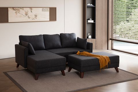 GLORİA MİNİ KÖŞE KOLTUK, ANTRASİT, SOL KÖŞE