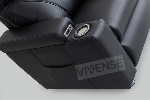 ZERO(PLUS  TEKLİ)    TV KOLTUĞU, SİYAH