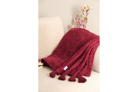 CUSHY BATTANİYE, WELLSOFT, BORDO, 200X220 CM