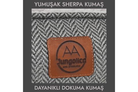 ZEUS KÖPEK YATAĞI K.GRİ GRİ XL BEDEN 75X95X22