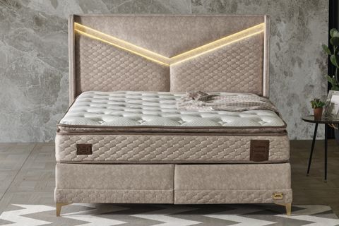 LUXURY BAZA BAŞLIK VE YATAK SETİ, 150X200