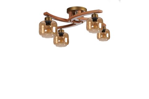 WESTON DÖRTLÜ NATUREL BAL CAMLI PLOFONYER AVİZE