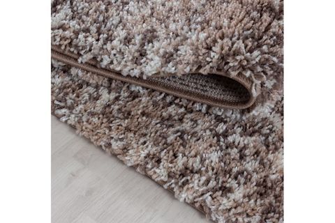 SHAGGY HALI, TÜYLÜ, BEJ GRİ, 80X250