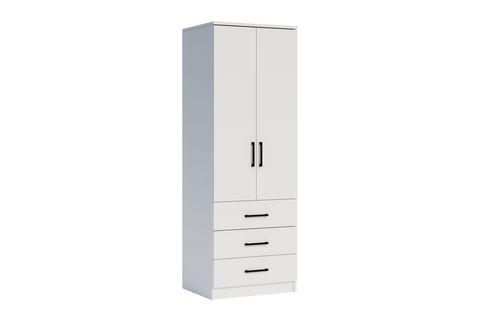 EASY GARDIROP, BEYAZ, 2 KAPILI 3 ÇEKMECELİ
