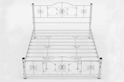 ARGİMO PERO FERFORJE METAL KARYOLA, BEYAZ, 150X200