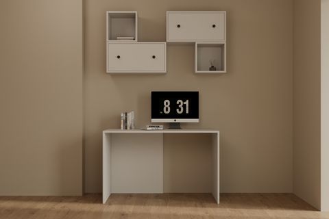 MÜSEL MODERN ÇALIŞMA MASASI, 2 KAPAKLI