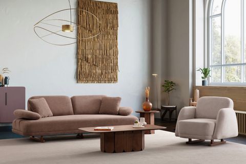 PATY ÜÇLÜ KOLTUK, KAHVE