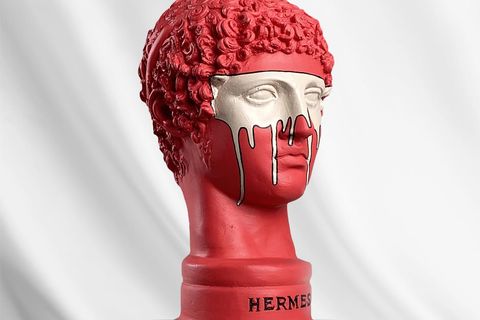 HERMES DYNAMITE POP ART DEKORATİF ROMA YUNAN HEYKELLERİ