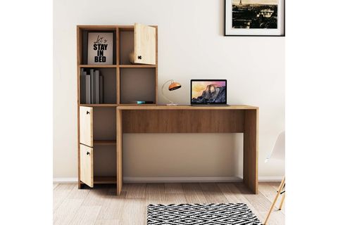 MEZZA 1994 SILENCE KİTAPLIK ÇALIŞMA MASASI TAKIMI, SEPET