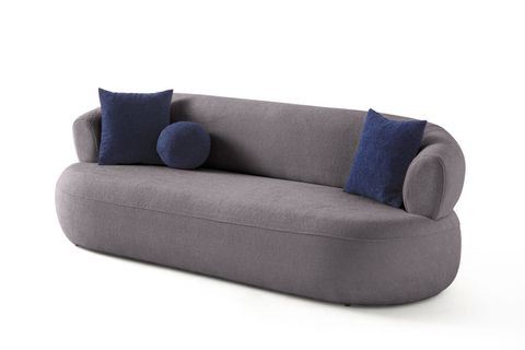 TURİN ÜÇLÜ KOLTUK, KOYU GRİ