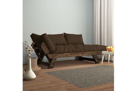 WOODESK ADALAR MASİF CEVİZ-KIRMIZI RENK 2Lİ KANEPE CPT8114-210