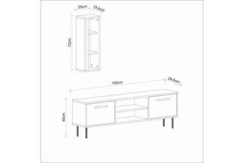 BİEN TV ÜNİTESİ, BEYAZ