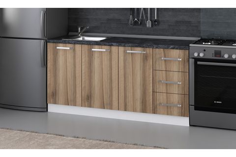 MİNAR 170 CM MUTFAK DOLABI BEYAZ DORE 170-D1 -ALT MODÜL