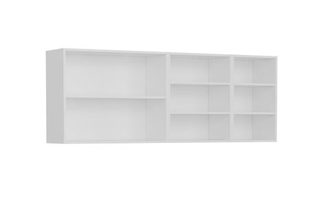 MİNAR 195 CM MUTFAK DOLABI BEYAZ 195-B1-ÜST MODÜL