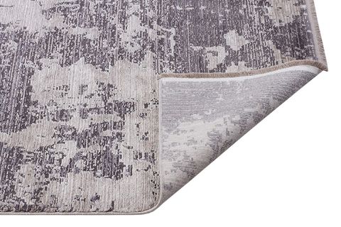 RİVA 8703 GRİ ANTRASİT MAKİNE HALISI 130X190
