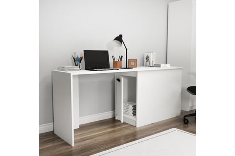 AKSER ÇALIŞMA MASASI, BEYAZ