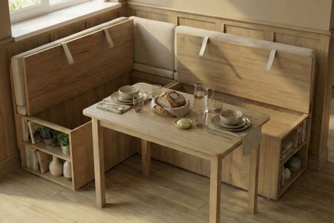 CASİA SANDIKLI MUTFAK KÖŞE MASA TAKIMI