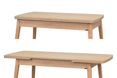 AVANOS AHŞAP AYAK AÇILIR KAPANIR MDF MUTFAK MASASI, 70X120+30 CM, NATUREL NATUREL