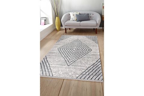 FİON PAMUK DOKUMA ŞÖNİL HALI 1512B, YIKANABİLİR, MULTİ, 80X150