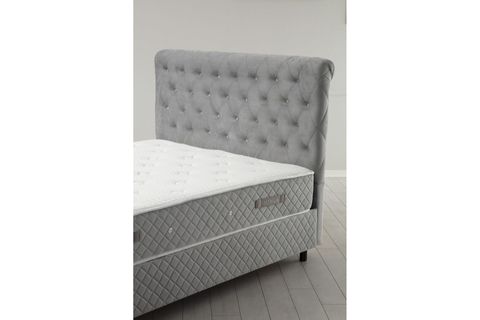SONATA GRİ TEK KİŞİLİK BAZA+BAŞLIK+YATAK, GRİ, 90X190