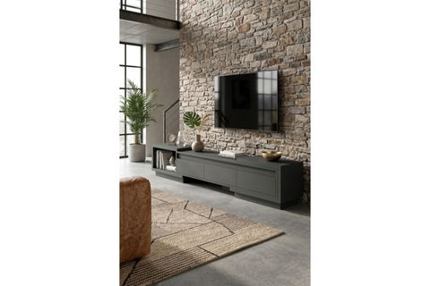 VİSTA UZAYABİLEN TV ÜNİTESİ, ANTRASİT, 160-270 CM