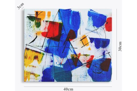 WALLERİTY DOKU DEKORATİF KANVAS TABLO, 30X40