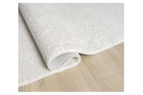 VİTA SERİSİ BAMBU DOKULU MODERN SIK DOKUMA MAKİNE HALISI, KREM, 160X230
