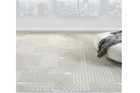 LOOPAL ANTİBAKTERİYEL DOKUMA HALI, GRİ 623 160X230 CM
