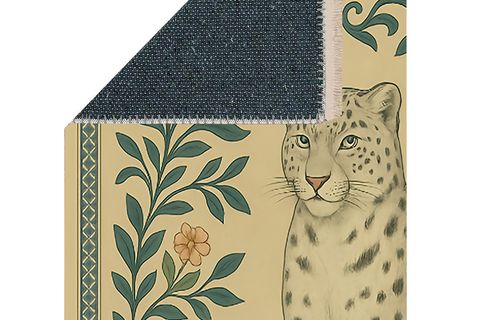 ANTİK LEOPAR VİNTAGE DOKUMA TABAN HALI, 373 YNG, 100X150 CM