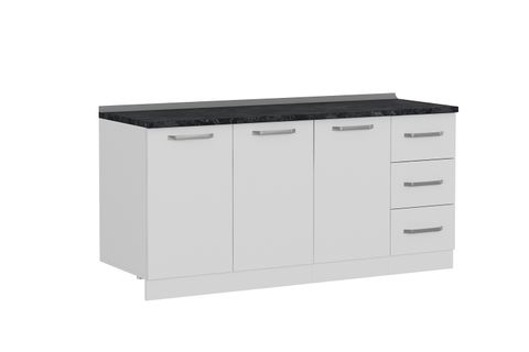 MİNAR 175 CM MUTFAK DOLABI BEYAZ 175-B1 -ALT MODÜL