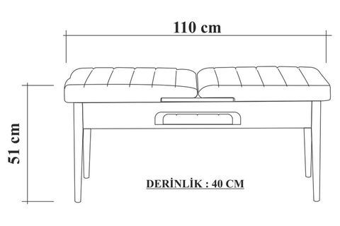 SEMBOL AÇILIR BENCH, BEYAZ SOHO GRİ