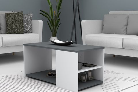 ASTOR SEHPA, GRİ BEYAZ, 90 CM
