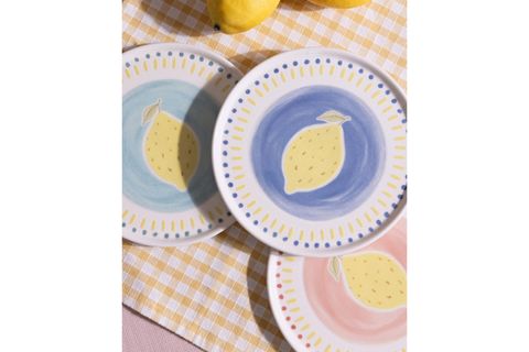 THE MİA ITALİAN SUMMER PASTA TABAĞI 6LI SET 19 CM