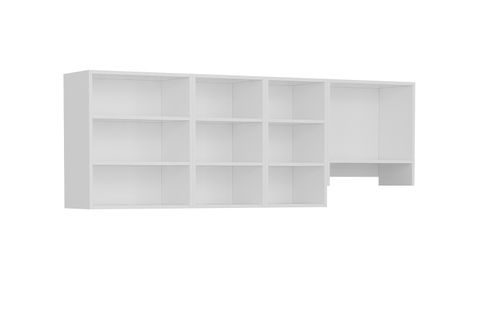 MİNAR 205 CM MUTFAK DOLABI BEYAZ 205-B4-ÜST MODÜL