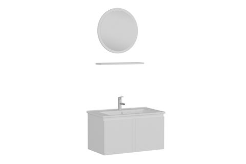NİKA BANYO DOLABI 100CM AS2K 1YA1R ETJ BEYAZ