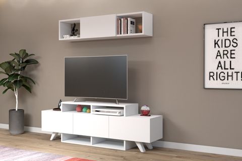 ALWİN TV ÜNİTESİ, BEYAZ