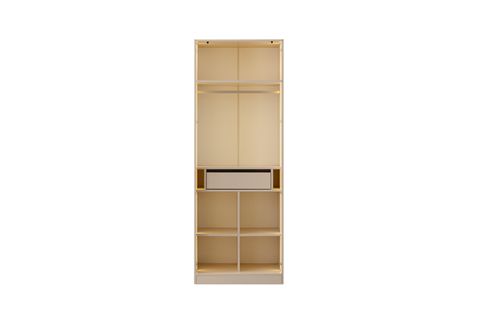 VİTA CAM KÖŞE MDF GARDIROP, 3 KAPAKLI